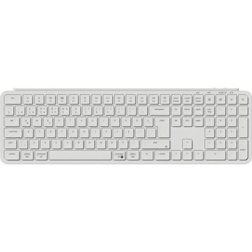 Keychron B6P-K8-TR B6 Pro Ultra-Slim Ivory White %100 Kablosuz Mac Uyumlu Türkçe Klavye