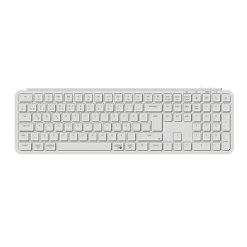 Keychron B6P-K8-TR B6 Pro Ultra-Slim Ivory White %100 Kablosuz Mac Uyumlu Türkçe Klavye