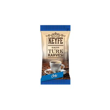 Keyfe 16'lı 7 gr Tek İçimlik Orta Türk Kahvesi