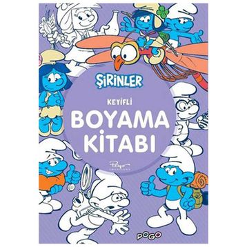 Keyifli Boyama Kitabı - Şirinler - Pierre Culliford