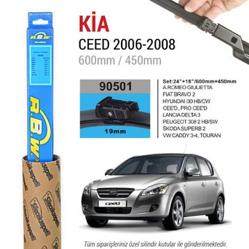 Kia Ceed 2006-2008 Muz Silecek Takımı