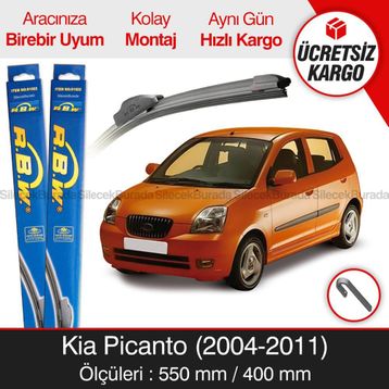Kia Picanto 2004-2011 Muz Silecek Takımı