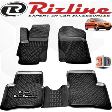 Kia Rio 2006-2011 3D Havuzlu Paspas