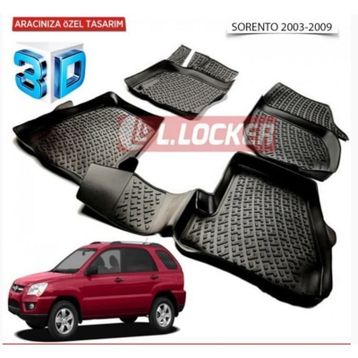 Kia Sorento 2003-2009 3D Havuzlu Paspas