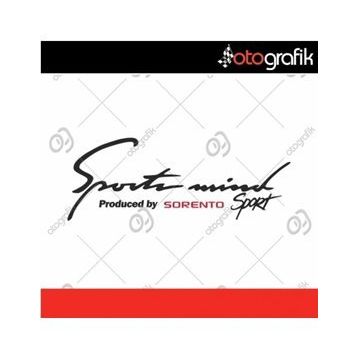 Kia Sorento Sports Mind Oto Sticker