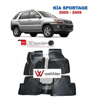 Kia Sportage 2005-2010 3D Havuzlu Paspas