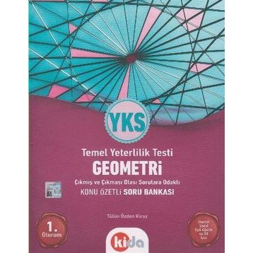Kida Yayınları YKS TYT 1. Oturum Geometri Konu Özetli Soru Bankası