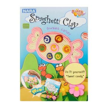 Kiddy Clay 8 Renk 100 gr Sweet Candy Spagetti Hamur