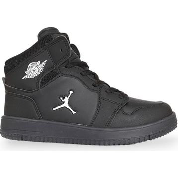 Kidessa NKT01517-Siyah Anatomik Taban Unisex Çocuk Boğazlı Sneakers Ayakkabı