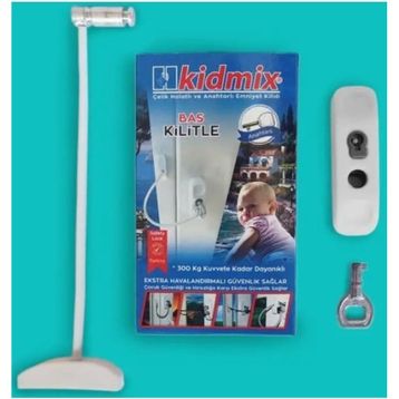 Kidmix Halatlı Pvc Pimapen Pencere Çocuk Kilidi