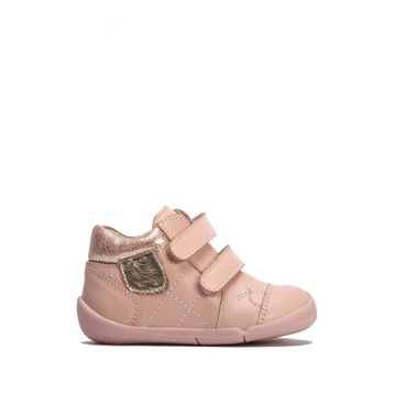 Kifidis K531 Kids Pudra Deri İlk Adım Unisex Çocuk Deri Ayakkabı