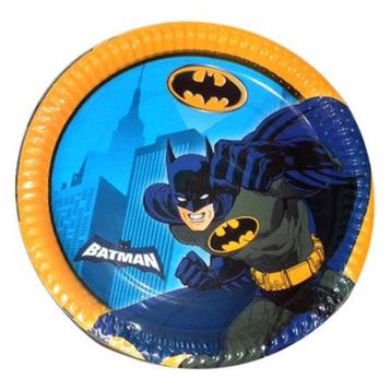 Kikajoy Batman 8'li Karton Tabak