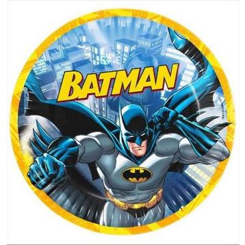 Kikajoy Batman 8'li Karton Tabak