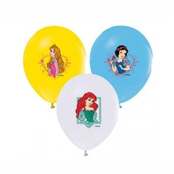 Kikajoy Çift Taraflı Disney Prensesleri Baskılı Balon