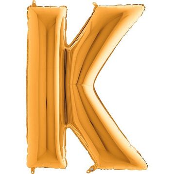 Kikajoy K Harf Altın 40 Folyo Balon