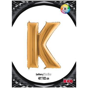 Kikajoy K Harf Altın 40 Folyo Balon