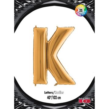 Kikajoy K Harf Altın 40 Folyo Balon