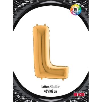 Kikajoy L Harf Altın 40 Folyo Balon