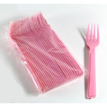 Kikajoy Plastik Pembe Çatal