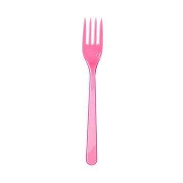 Kikajoy Plastik Pembe Çatal