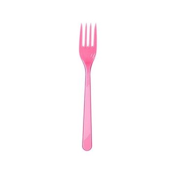 Kikajoy Plastik Pembe Çatal