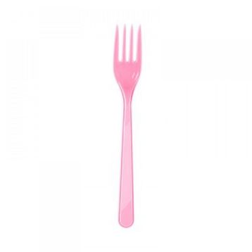 Kikajoy Plastik Pembe Çatal
