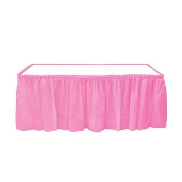 Kikajoy Plastik Pembe Masa Eteği