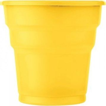 Kikajoy Sarı Plastik Bardak