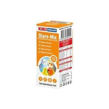 Kiki 25 ml Excellent Diare-Mix Kuş İshal Önleyici ve Bağırsak Düzenleyici