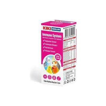 Kiki 25 ml Excellent Immune System Kuş Bağışıklık Güçlendirici