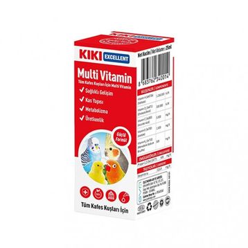 Kiki 25 ml Excellent Kuş Multi Vitamin
