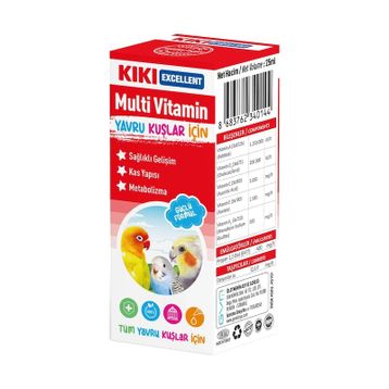 Kiki 25 ml Excellent Kuş Multi Vitamin