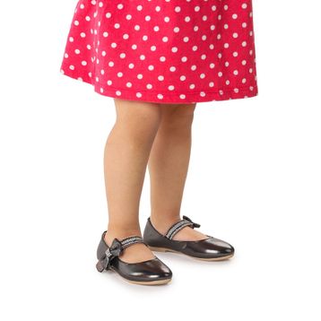 Kiko 252 Vakko Platin Kids Cırtlı Kız Çocuk Taşlı Babet Ayakkabı