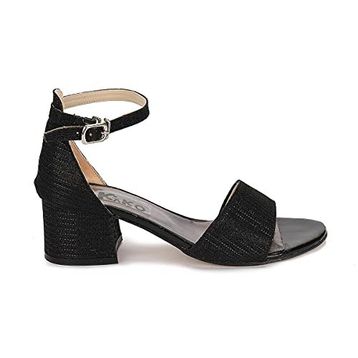 Kiko 769 Siyah Çupra Günlük Kız Çocuk Sandalet