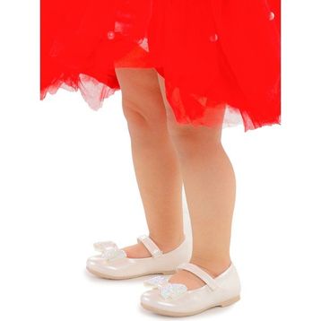 Kiko Ege 200 Cilt Sedef Kids Cırtlı Fiyonklu Kız Çocuk Babet Ayakkabı