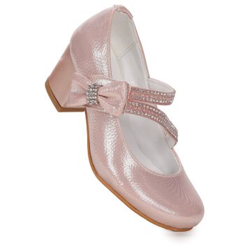 Kiko Kids Aisha Vakko Günlük Kız Çocuk 4 cm Topuklu Abiye Ayakkabı