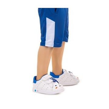 Kiko Kids Bart Beyaz Mavi Erkek Bebek Spor Ayakkabı