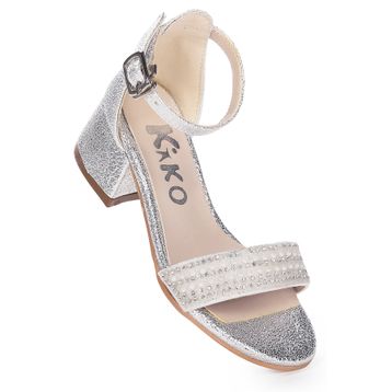 Kiko Kids Elinor Çatlak Günlük Kız Çocuk 3 cm Topuklu Sandalet Abiye Ayakkabı
