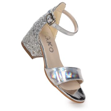 Kiko Kids Sheila Ayna Çam Günlük Kız Çocuk 3 cm Topuklu Sandalet Abiye Ayakkabı