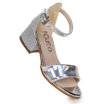 Kiko Kids Sheila Ayna Kum Günlük Kız Çocuk 3 cm Topuklu Sandalet Abiye Ayakkabı
