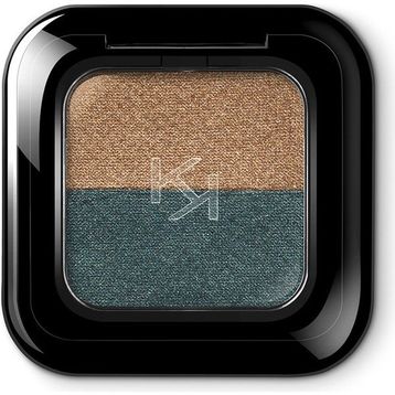 Kiko New Bright Duo Eyeshadow 15 Classic Gold - Green Teal Göz Farı
