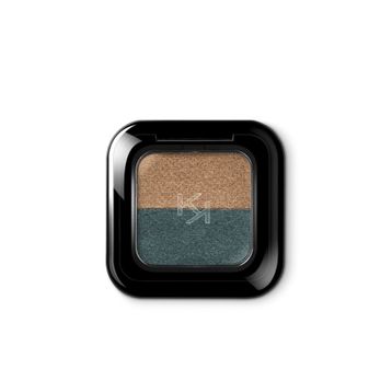 Kiko New Bright Duo Eyeshadow 15 Classic Gold - Green Teal Göz Farı