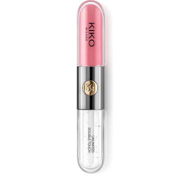 Kiko No:111 Satin Pink Camellia Unlimited Double Touch Parlak Likit Ruj
