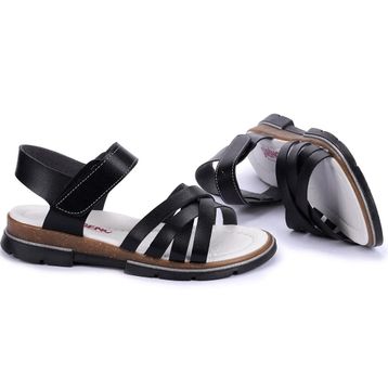 Kiko Şb 2469-78 Siyah Erkek Çocuk Sandalet