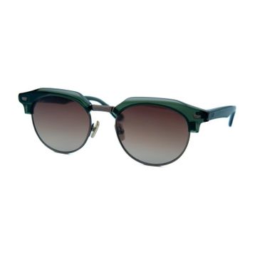 Kilian Vita C4 53 Unisex Yuvarlak Şeffaf Yeşil Kemik Güneş Gözlüğü