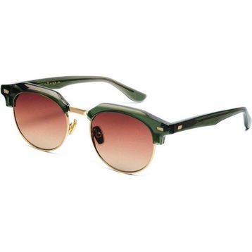 Kilian Vita C4 53 Unisex Yuvarlak Şeffaf Yeşil Kemik Güneş Gözlüğü