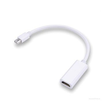 KılıfShop Apple Macbook Pro Mini Display Port Hdmı Dönüştürücü Adaptörü Beyaz Kılıf