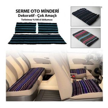 Kilim Dokuma 3 Parça Serme KilimOto Koltuk Kılıfı