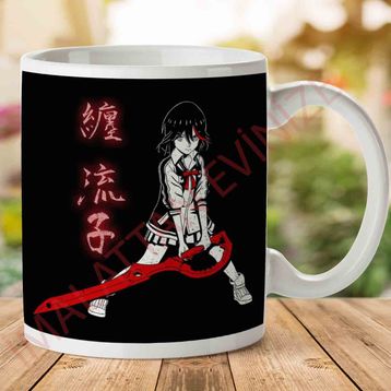 Kill La Kill Ryuko Scissor Blade Baskılı Kupa