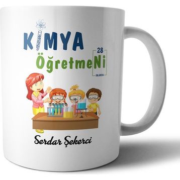 Kimya Öğretmeni Kupa Bardak